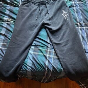 Black Hollister Joggers with Logo
